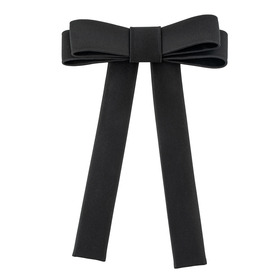 черный бант из шелка