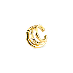 серебристые каффы neal twist из латуни