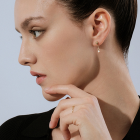 antique серьги iii из желтого золота с бриллиантами