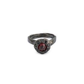 кольцо из серебра my world