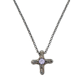 кулон из серебра с крестом acceptance