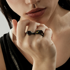 кольцо из серебра mindfulness