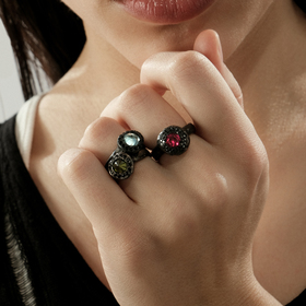 кольцо из серебра strength