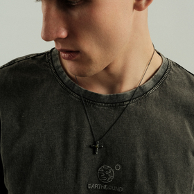 кулон из серебра с крестом acceptance