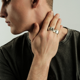 кольцо lorofede безмолвие из серебра