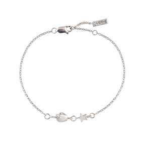 браслет-цепь  mascot из серебра