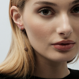 моносерьга agape из серебра