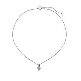 подвеска булава с серебряным покрытием