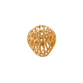 кольцо skeleton из бронзы