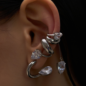 серьги с каплей stealing beauty