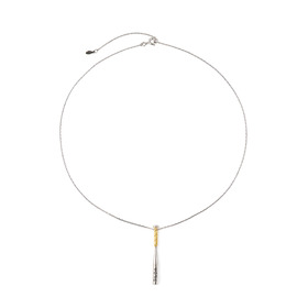 колье бита из серебра