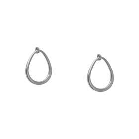 большие серьги из серебра «авокадо»