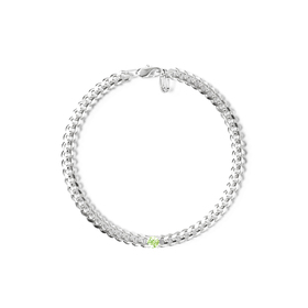 браслет с хризолитом