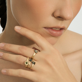 кольцо open heart из золота