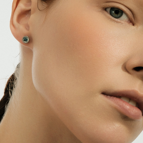 серьги fragile rose из золота с бриллиантами