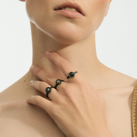 кольцо fragile rose из серебра