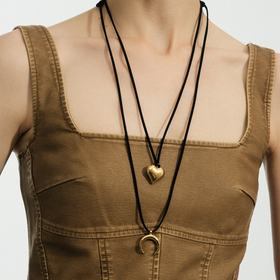 кулон "месяц" на шнурке