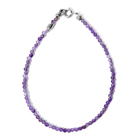 серебряный браслет с аметистом