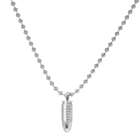 подвеска-талисман из серебра «пуля»