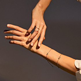 двойное кольцо-соты из желтого золота, из коллекции «соты»