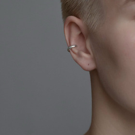 маленький кафф-змея из серебра movement