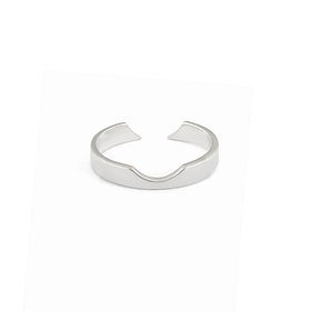 кольцо из серебра круг