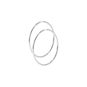серьги 'конго' из серебра
