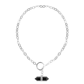 чокер с радужным обсидианом