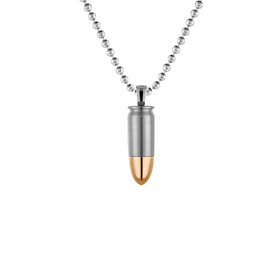 подвеска «пуля №1» из серебра