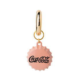 моносерьга кока-кола розовая