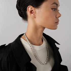 колье-цепь petite peran с серебряным покрытием