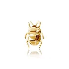 пин bug gold, серебро 925, позолота 24k