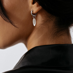 серьги-кликеры с подвесами