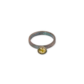 кольцо fragile rose сербряное с бриллиантом