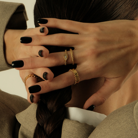 серебряное кольцо с позолоченым покрытием "изобилие"