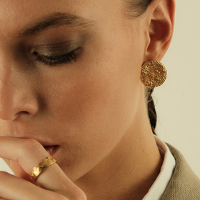 серебряное кольцо с позолоченым покрытием "волны"