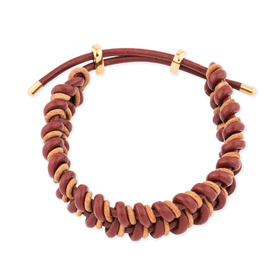 браслет «изобретая велосипед салют» из кожи