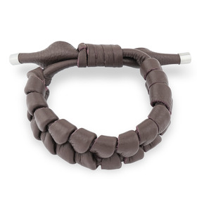 браслет «изобретая велосипед сура» из кожи