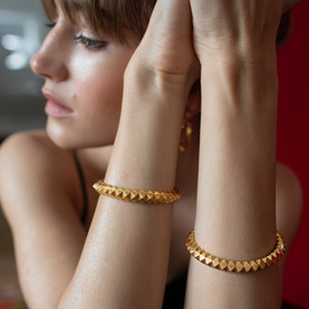 позолоченный браслет lisbon из серебра