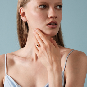 кольцо oda black из золота