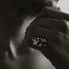 кольцо loro fede molon labe, серебро 925