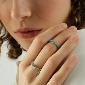 кольцо из желтого золота с аметистом candy