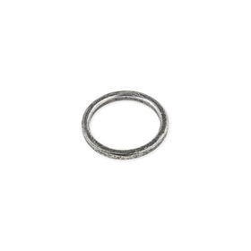 кольцо тонкое из серебра