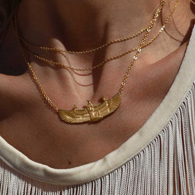 подвеска isis позолота