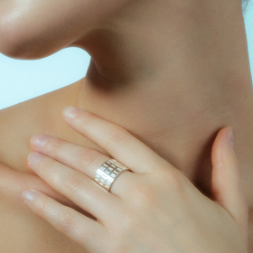 кольцо manifest из серебра