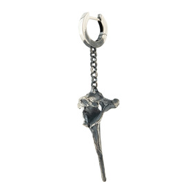 моносерьга totem bone черненая