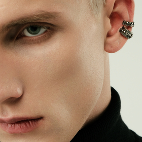 кафф «череп» из нержавеющей стали малый